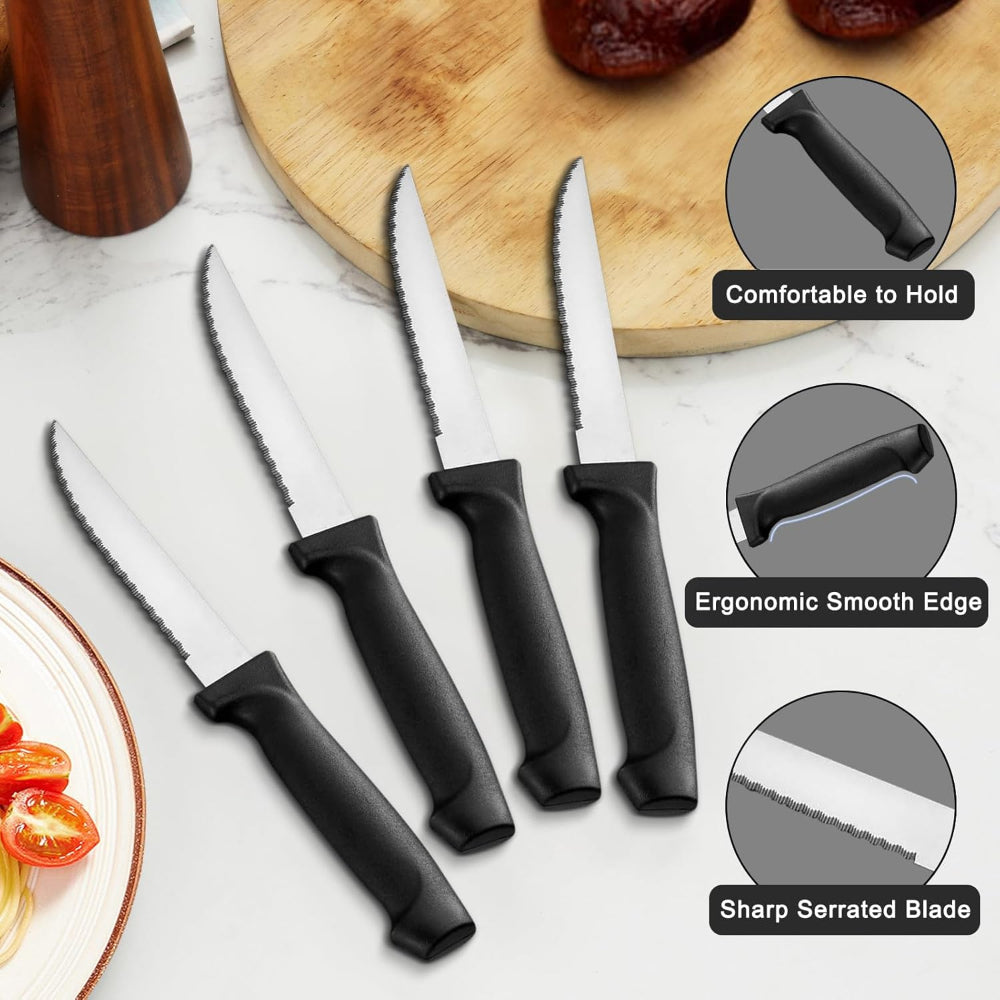 Premium 72-Piece Silverware Set for 12 – Stainless Steel Flatware with Elegant Design, Durable & Rust-Resistant