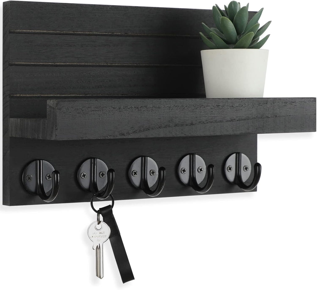 Wall Key Holder with Shelf