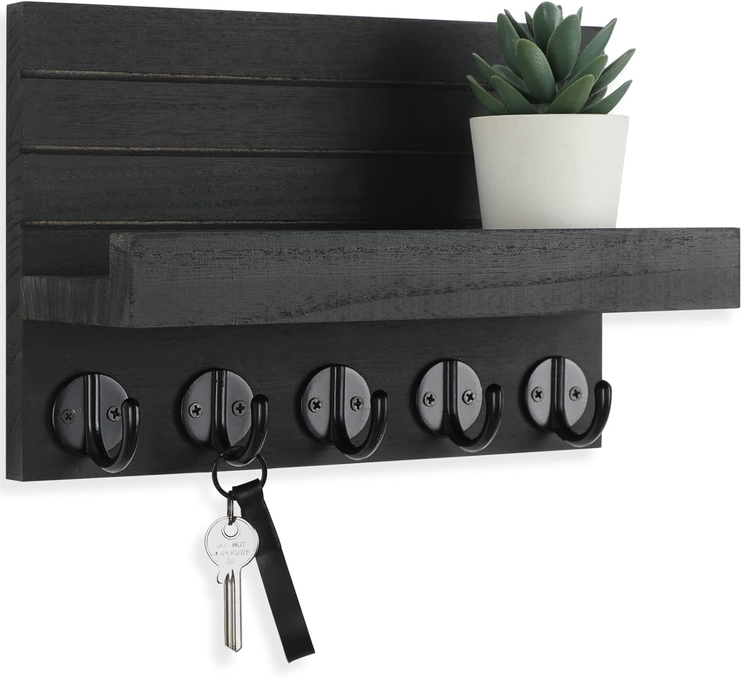 Wall Key Holder with Shelf